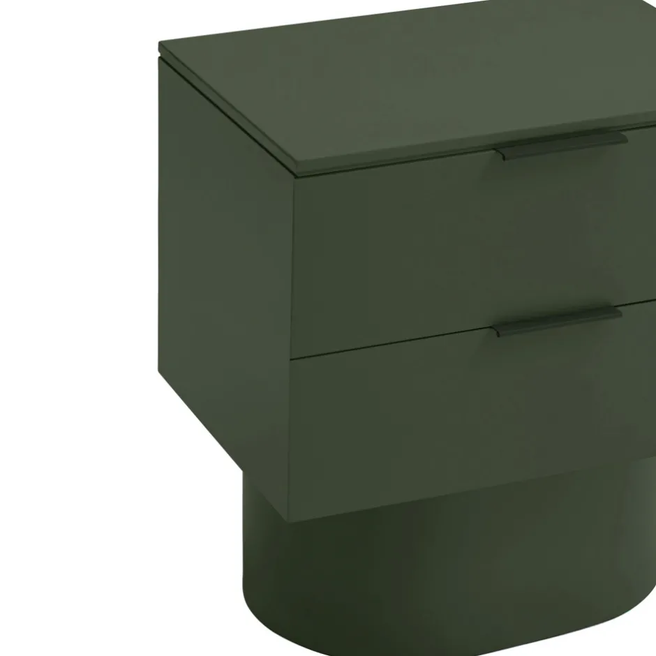 Sale Teulat TOTEM Table de chevet 2 tiroirs en bois
