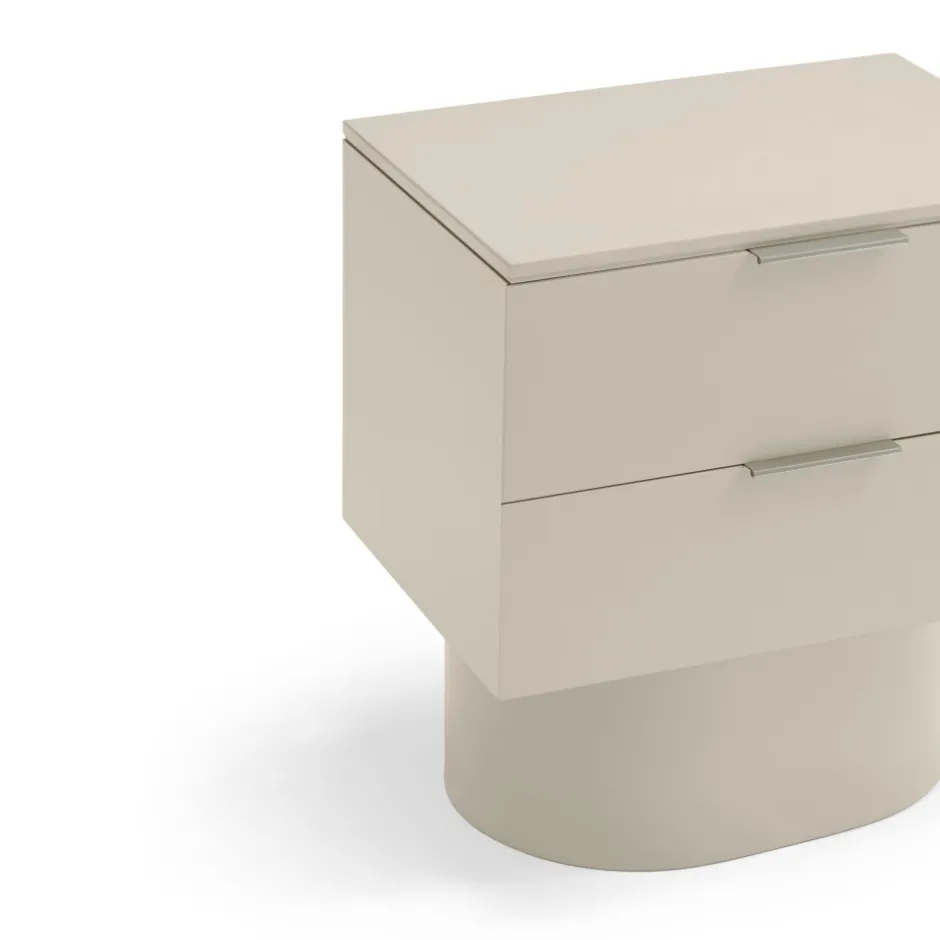 Sale Teulat TOTEM Table de chevet 2 tiroirs en bois