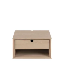 Online Drawer TROGON Table de chevet murale 1 tiroir, 1 niche en bois