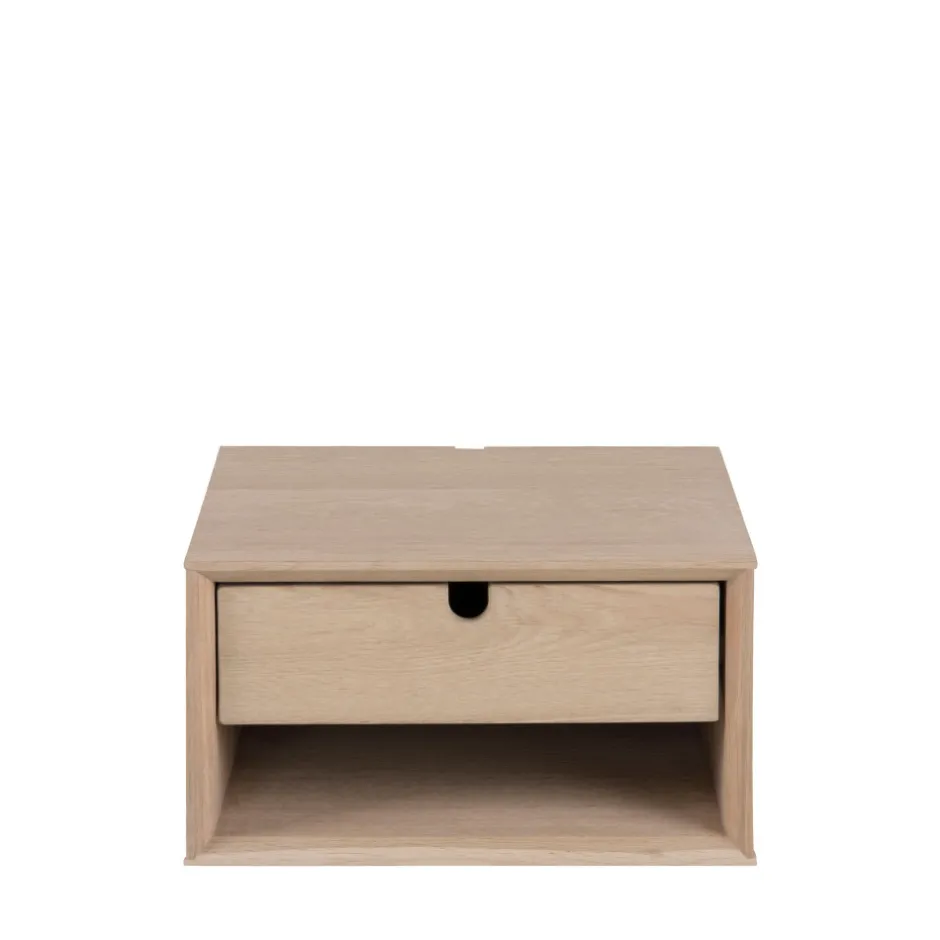 Online Drawer TROGON Table de chevet murale 1 tiroir, 1 niche en bois