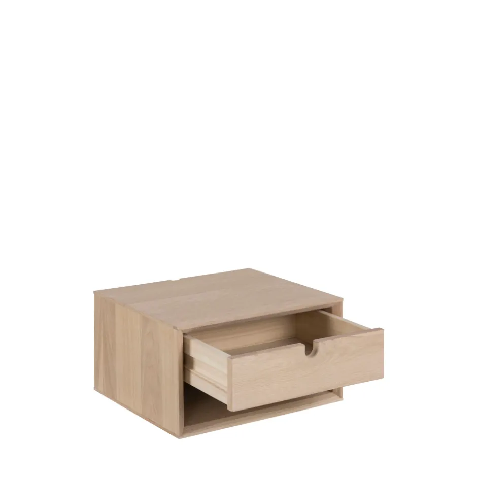 Online Drawer TROGON Table de chevet murale 1 tiroir, 1 niche en bois