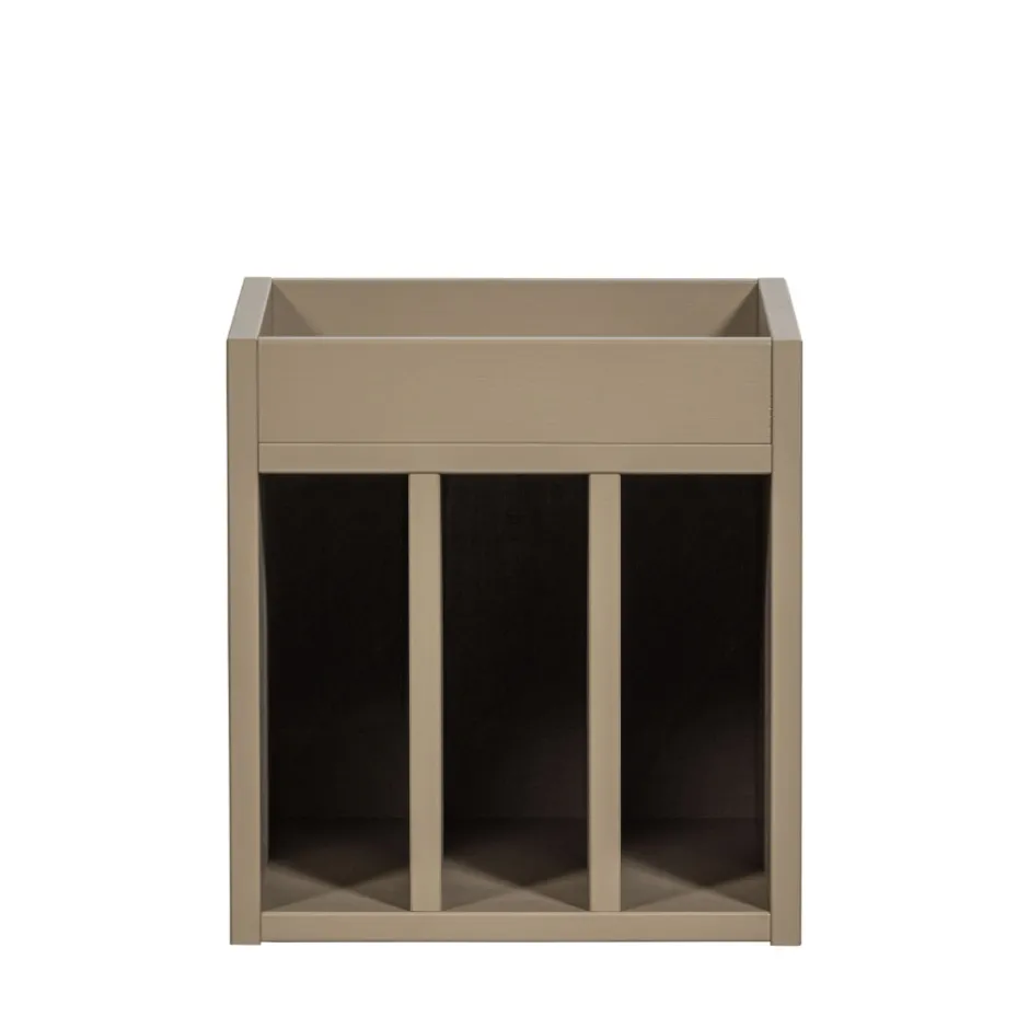 Clearance Woood TURNER Meuble de rangement vinyles en bois