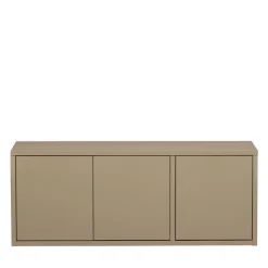 New Woood TURNER Meuble TV 3 portes en bois L120cm