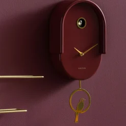 Discount Karlsson TWEET Horloge murale en métal avec coucou