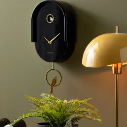 Discount Karlsson TWEET Horloge murale en métal avec coucou