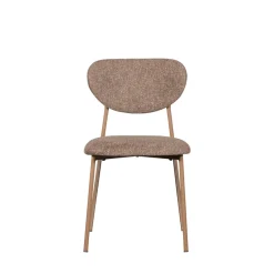 New Woood VALOR Lot de 2 chaises en tissu et métal