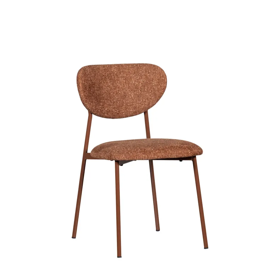 Hot Woood VALOR Lot de 2 chaises en tissu et métal