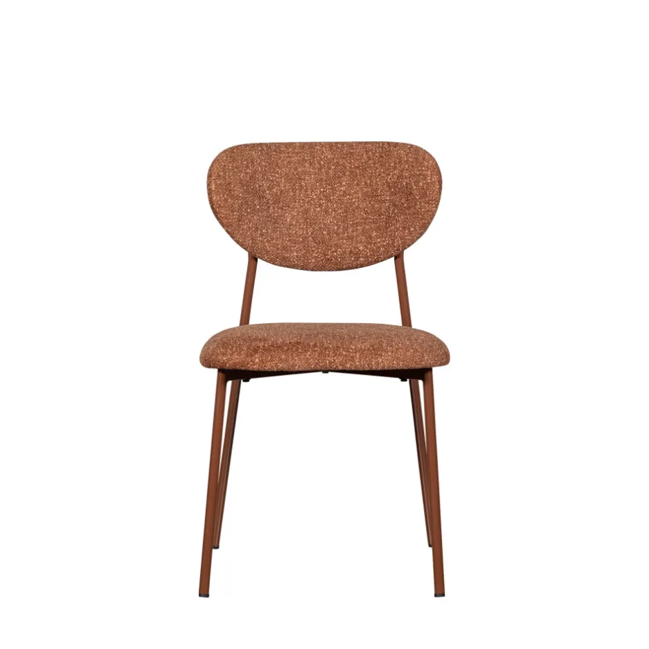 Hot Woood VALOR Lot de 2 chaises en tissu et métal