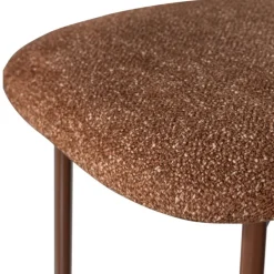 Hot Woood VALOR Lot de 2 chaises en tissu et métal