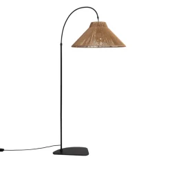 Sale Drawer VANO Lampadaire en métal avec abat-jour en corde H155cm