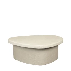 Discount Dutchbone VEDA Table basse organique en bois finition marbre recyclé