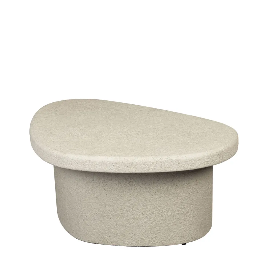 Discount Dutchbone VEDA Table basse organique en bois finition marbre recyclé
