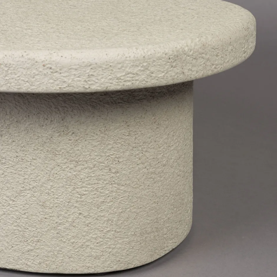 Discount Dutchbone VEDA Table basse organique en bois finition marbre recyclé