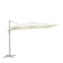 Best Drawer VEYA Parasol carré déporté en aluminium 3x3m
