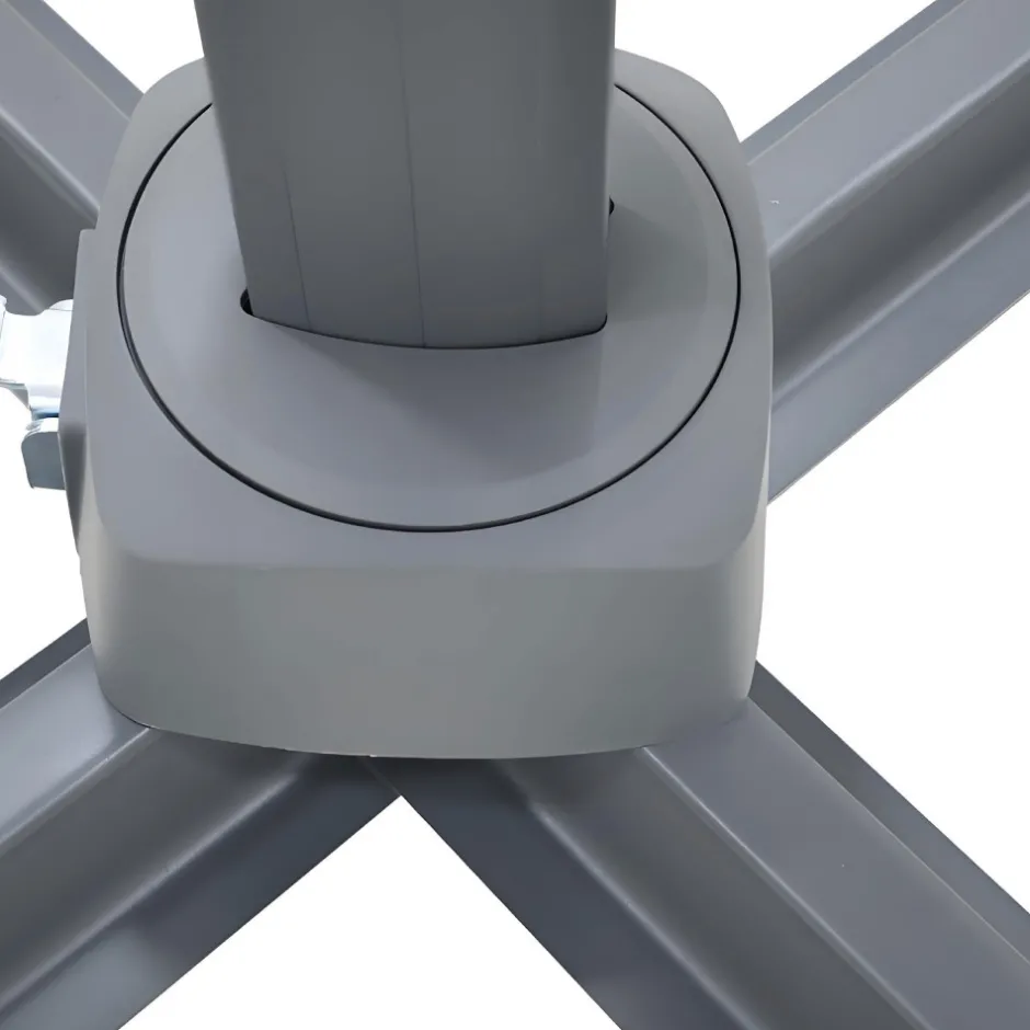 Best Drawer VEYA Parasol carré déporté en aluminium 3x3m