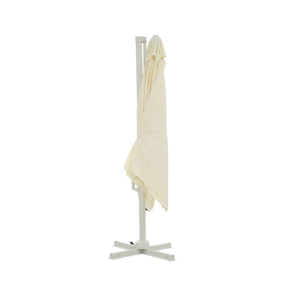 Best Drawer VEYA Parasol carré déporté en aluminium 3x3m
