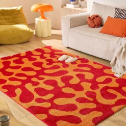 Clearance Drawer VIBE Tapis vintage à motif abstrait