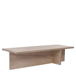 Discount Drawer VIKA Table basse en effet travertin 120x45cm