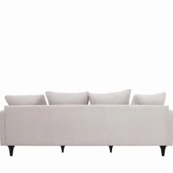 Clearance Drawer VILLABON Canapé 4 places en tissu pieds tournés