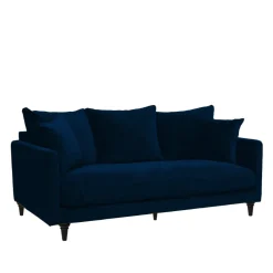 Outlet Drawer VILLABON Canapé 3 places en velours pieds tournés