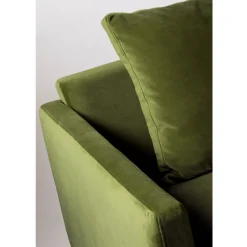 Sale Drawer VILLABON Canapé 4 places en velours pieds épingles noirs