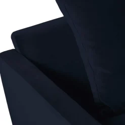 Sale Drawer VILLABON Canapé convertible 3 places en velours pieds épingles noirs