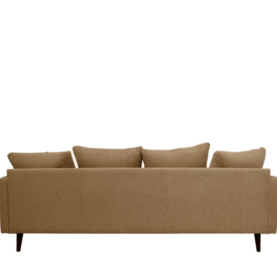 Sale Drawer VILLABON Canapé convertible 4 places en tissu pieds bois foncé