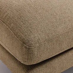 Sale Drawer VILLABON Pouf en tissu pieds épingles noirs