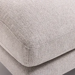 Sale Drawer VILLABON Pouf en tissu pieds épingles noirs