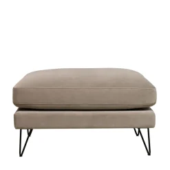 Hot Drawer VILLABON Pouf en velours pieds épingles noirs