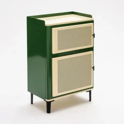 Best Drawer VINTAGIO Petit meuble de rangement 2 portes en métal H94cm