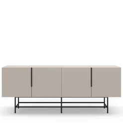 Best No name VINTARA Buffet 4 portes en bois et métal L200cm