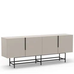 Best No name VINTARA Buffet 4 portes en bois et métal L200cm