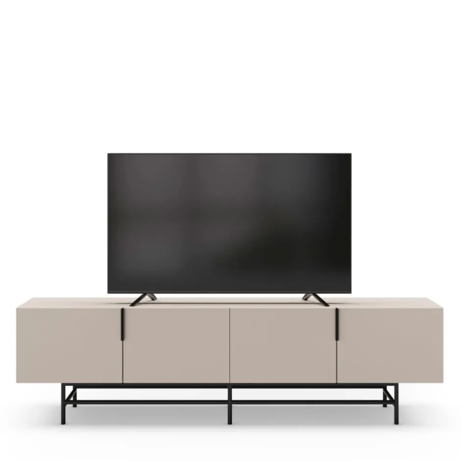 Sale No name VINTARA Meuble TV 4 portes en bois et métal L200cm