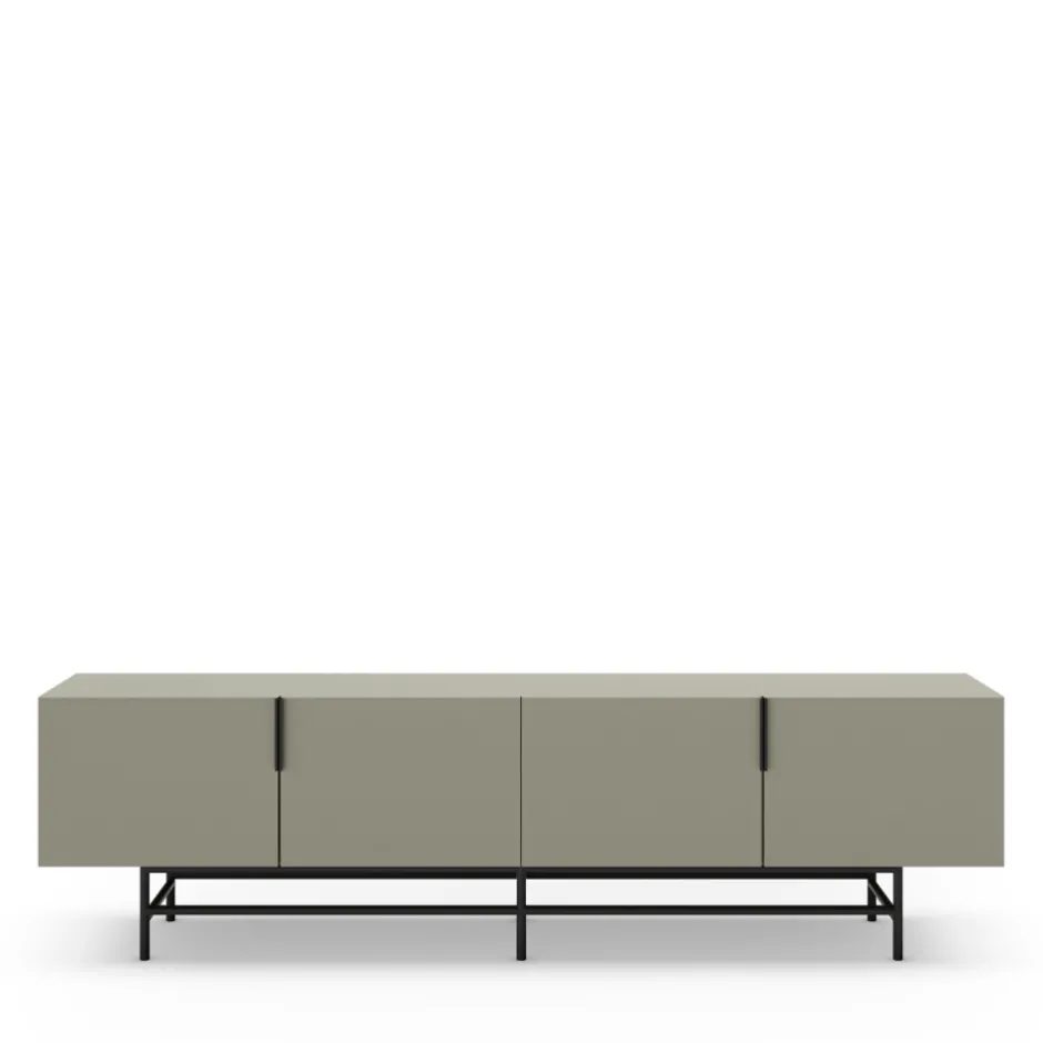 Sale No name VINTARA Meuble TV 4 portes en bois et métal L200cm
