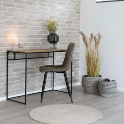 Best House Nordic VITA Bureau en bois et métal L100cm