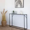 Clearance House Nordic VITA Console effet travertin et métal
