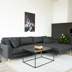 Online House Nordic VITA Table basse en métal et bois
