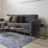 Outlet House Nordic VITA Table d'appoint en métal et bois