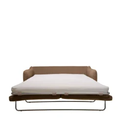 Drawer VORNAY Canapé convertible express 3 places en tissu pieds bois foncé