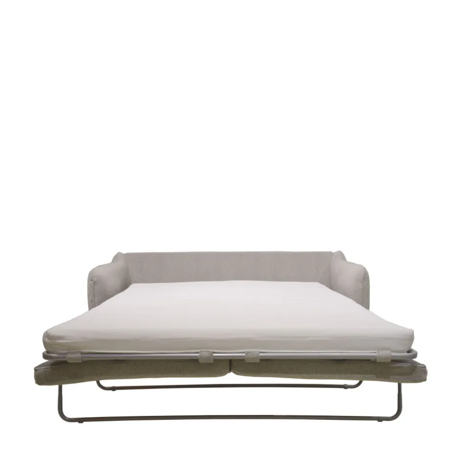 Drawer VORNAY Canapé convertible express 3 places en tissu pieds bois foncé