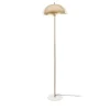 Hot Leitmotiv WAVED DOME Lampadaire en métal