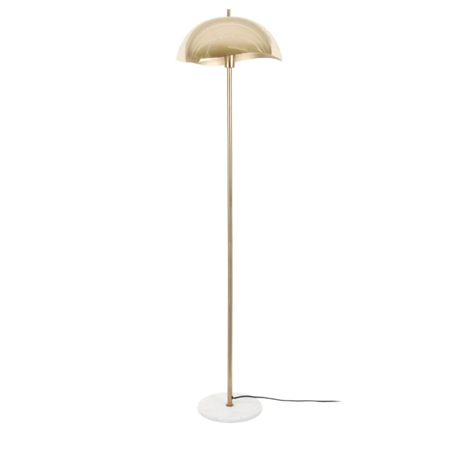 Hot Leitmotiv WAVED DOME Lampadaire en métal