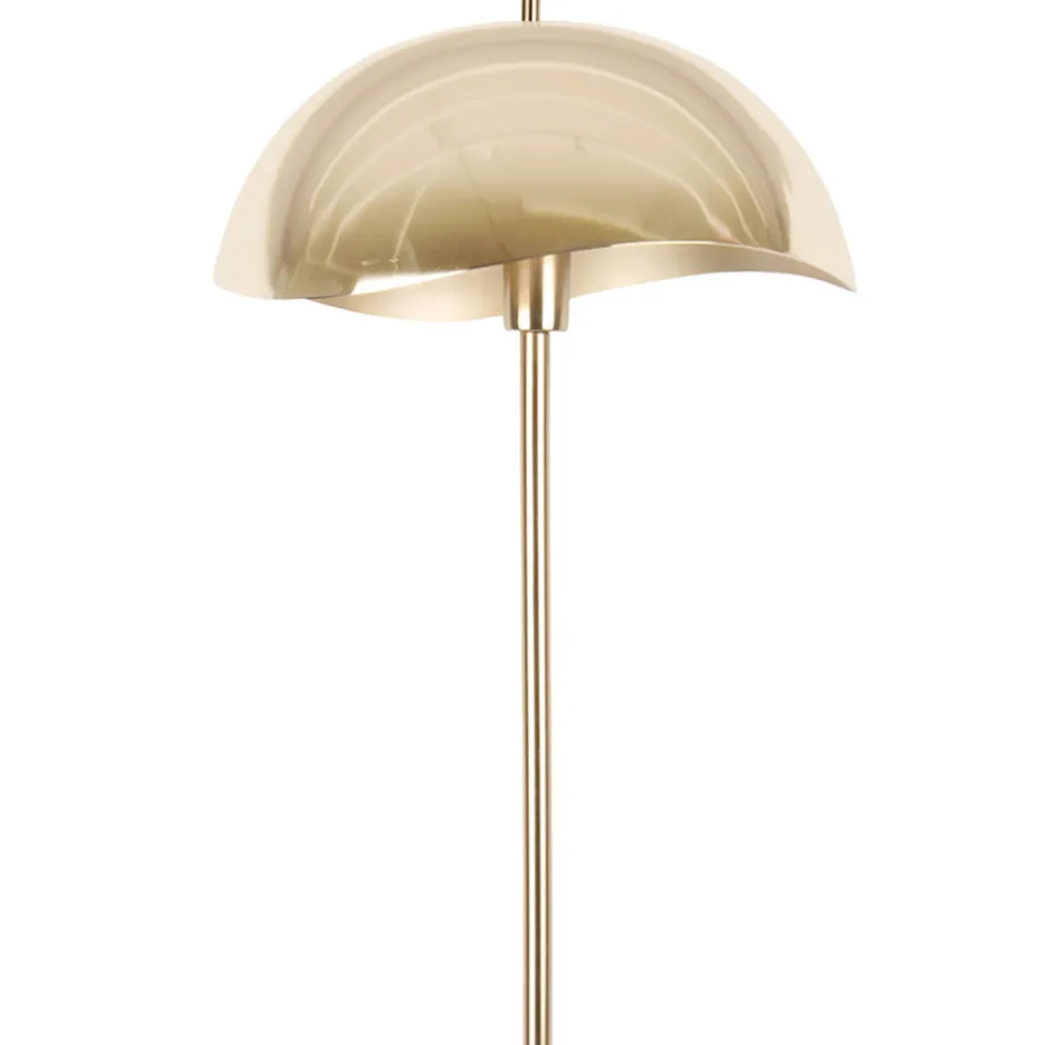 Hot Leitmotiv WAVED DOME Lampadaire en métal