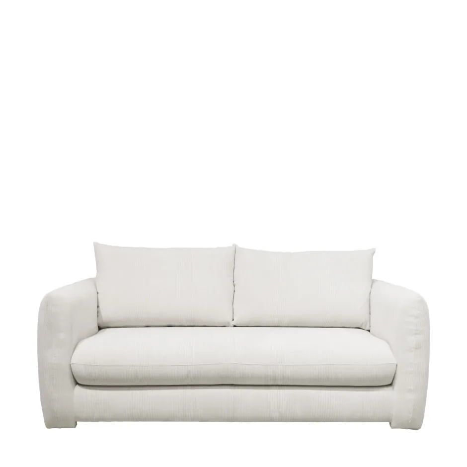 Discount Drawer WIAME Canapé convertible 2,5 places en velours côtelé