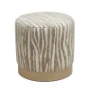 Best Drawer WILD Pouf rond en tissu imprimé animal ø40cm