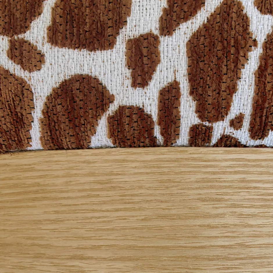 Online Drawer WILD Pouf rond en tissu imprimé animal ø40cm