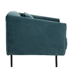 Clearance Drawer WINSEN Fauteuil en velours pieds droits en métal