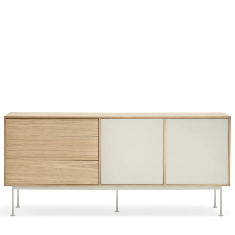 Sale Teulat YOKO Buffet 2 portes 3 tiroirs en bois L180cm