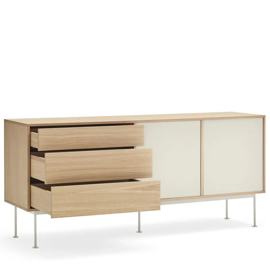 Sale Teulat YOKO Buffet 2 portes 3 tiroirs en bois L180cm